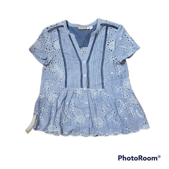 Holding Horses Short Sleeved Blouse. Size 0. - Picture 1 of 6